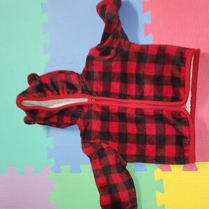 Healthtex baby 3-6 months, bear ear fleece lined jacket